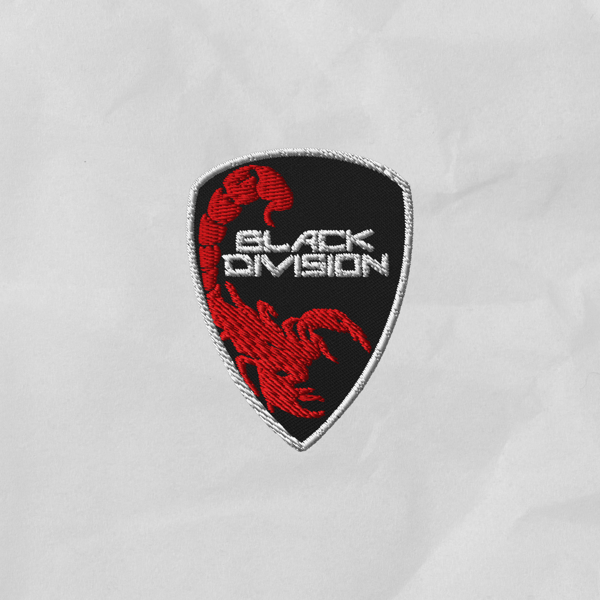 black div patches.